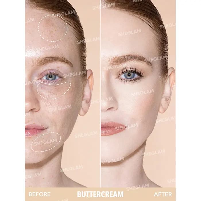 کانسیلر فول کاور 12 ساعته شیگلم Sheglam مدل Like Magic رنگ Butter Cream — تصویر ۷