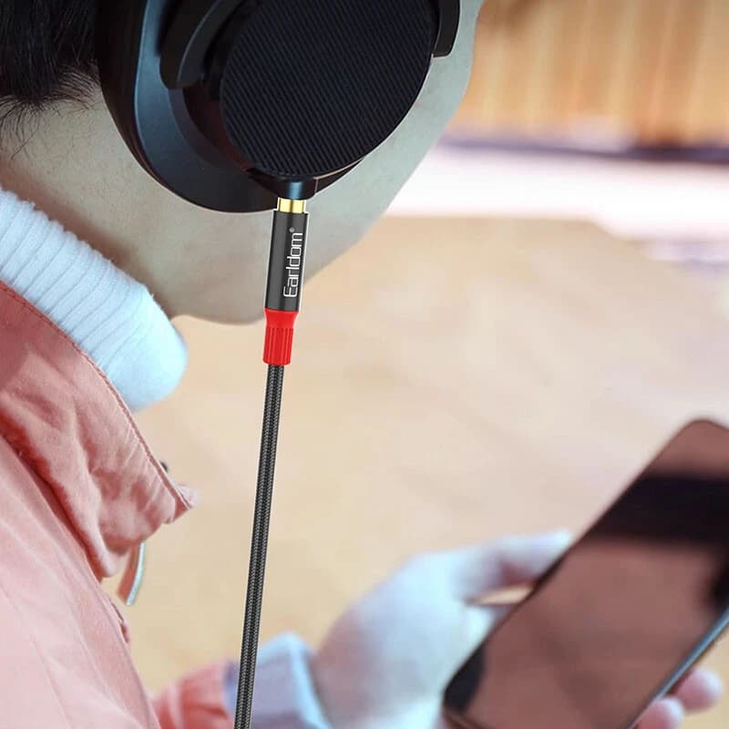 کابل تبدیل Type-C به AUX ارلدام ET-AUX76C طول 1 متر — تصویر ۹