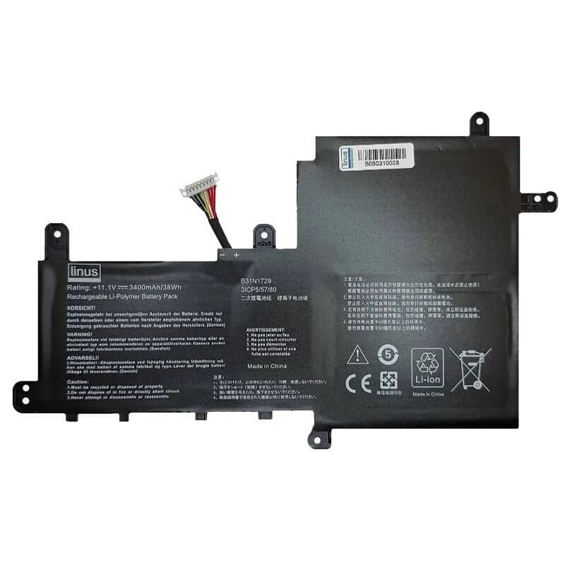 باتری لپ تاپ ایسوس X530 / S530 / B31N1729 3Cell — تصویر ۲