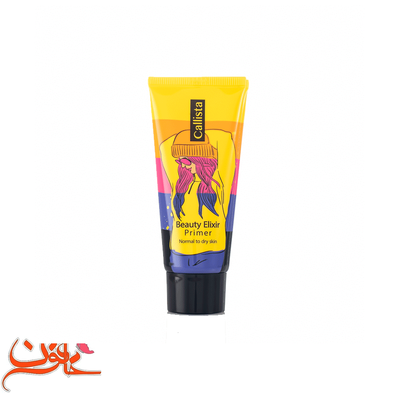 پرایمر کالیستا مدل beauty elixir مناسب پوست نرمال تا خشک حجم 35 میلی لیتر