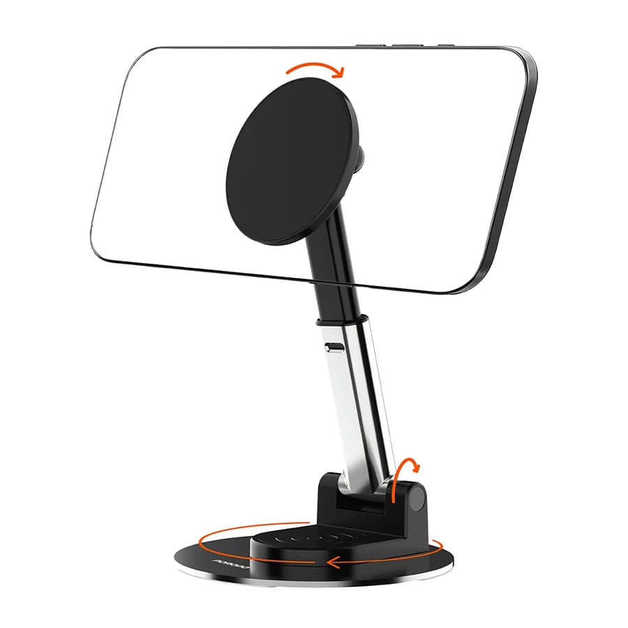 هولدر رومیزی موبایل مگنتی 360 درجه پرودو Porodo Magnetic Phone Holder PDCCT21