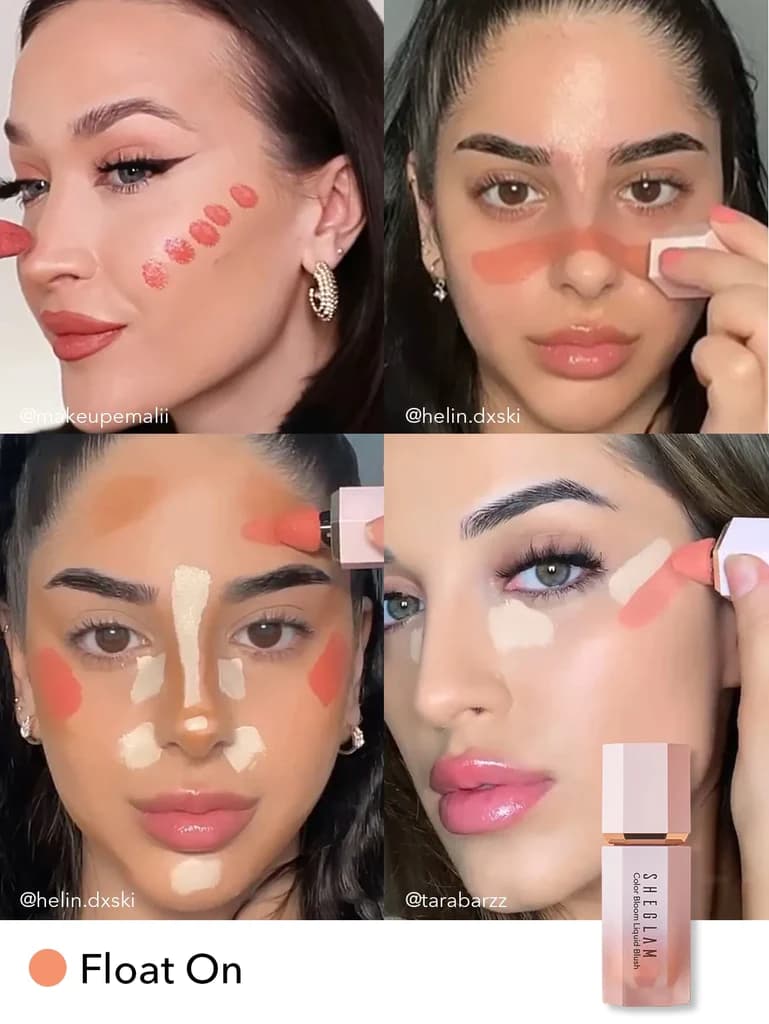 رژگونه مایع شیگلم COLOR BLOOM SHEGLAM — تصویر ۹