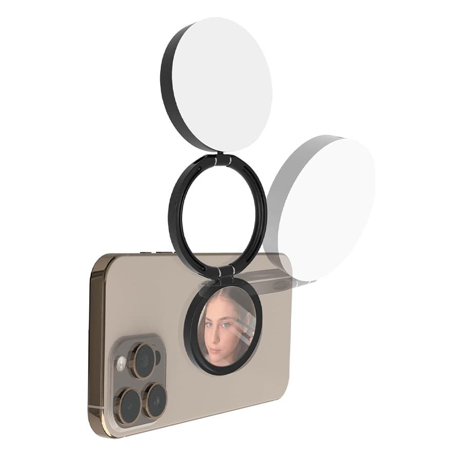 رینگ لایت سلفی مگنتی موبایل پرودو Porodo Magnetic Selfie Fill Light LFS168