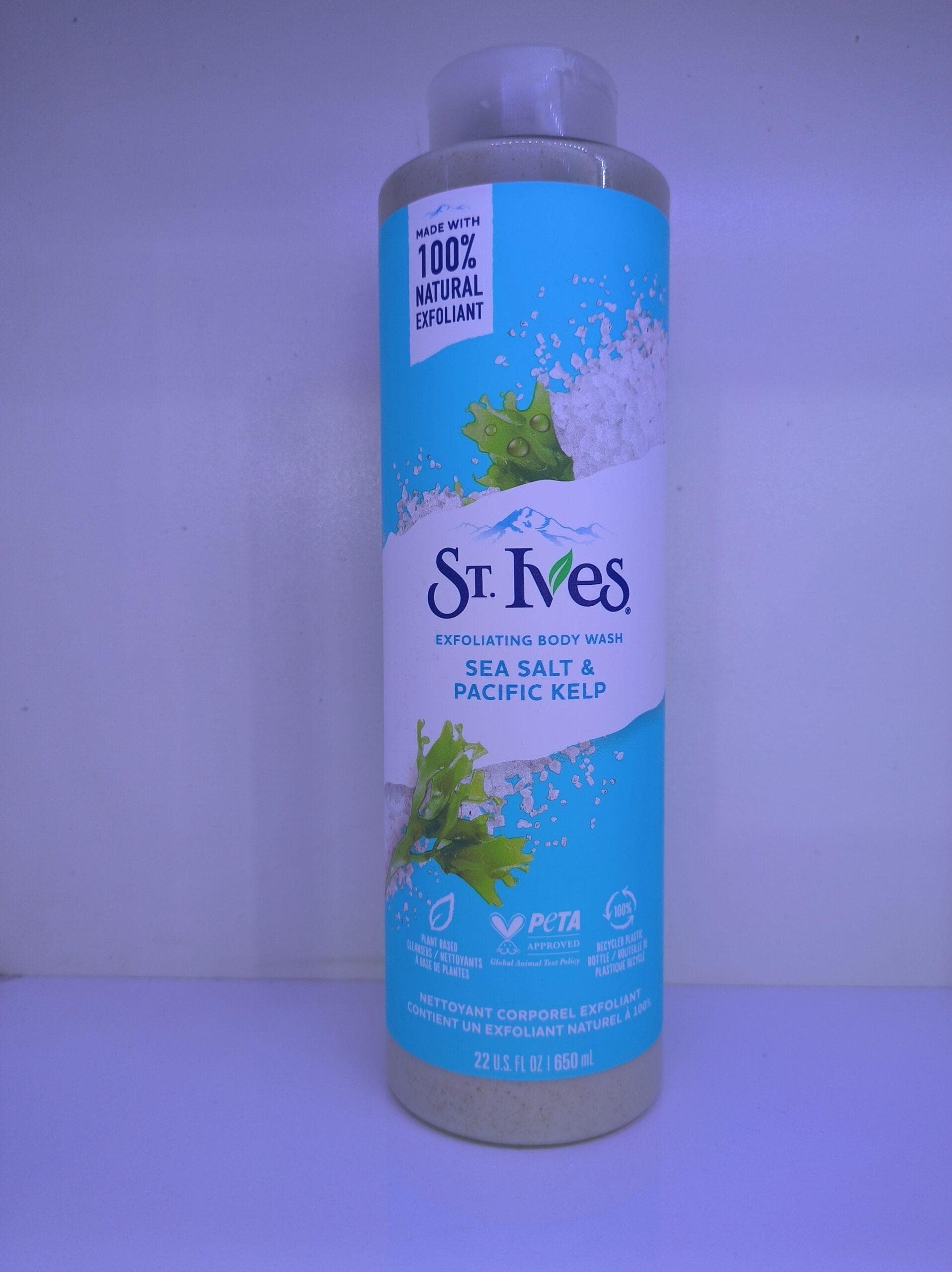 شامپو بدن سینت ایوز St.Ives مدل جلبک و نمک دریایی حجم 650 میلی