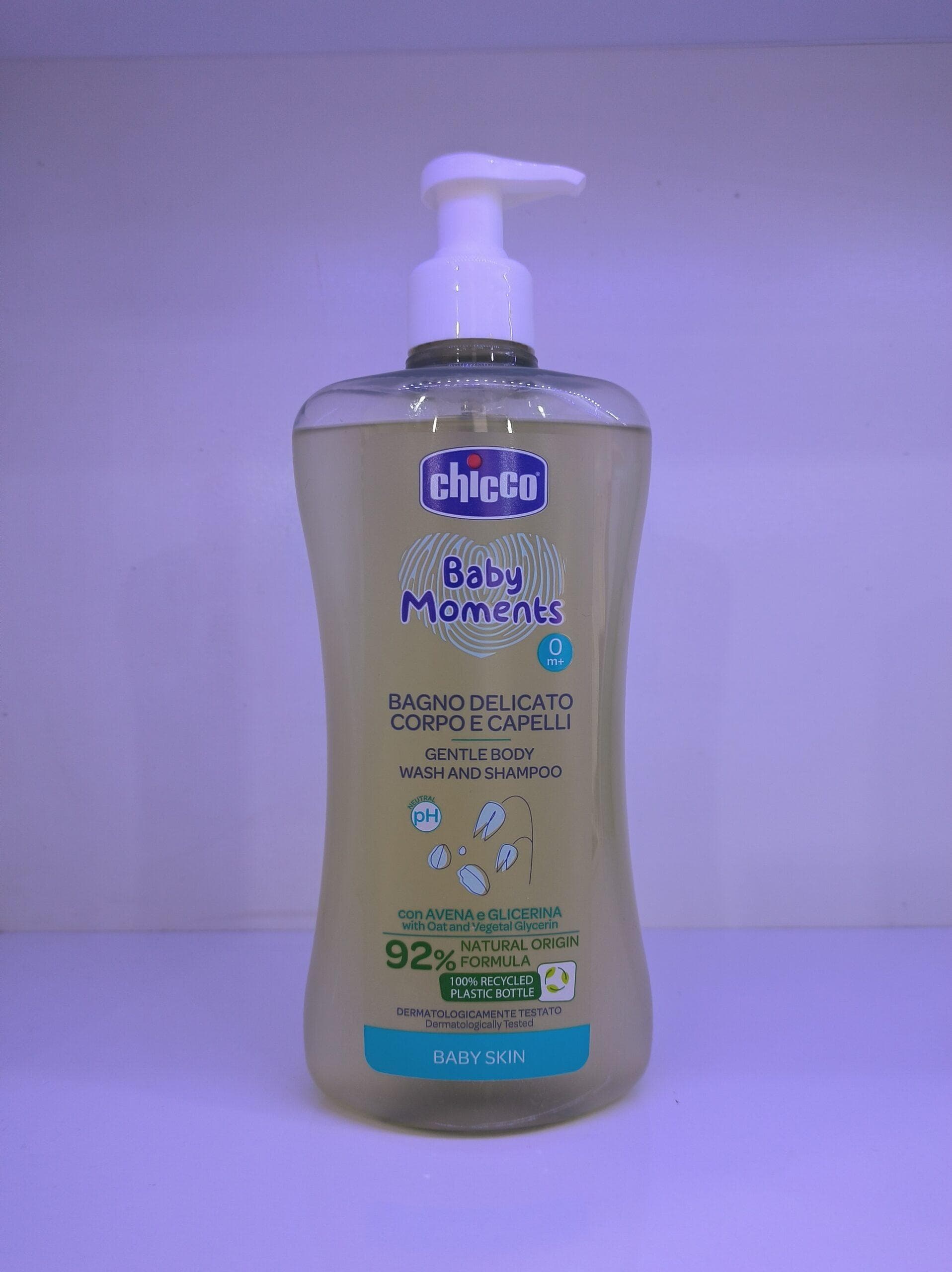 شامپو سر و بدن کودک چیکو chicco ایتالیایی 500 میلی