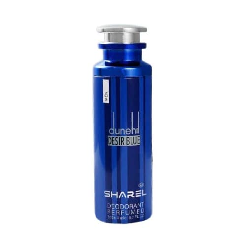 اسپری بدن مردانه شارل رایحه Dunehil Blue حجم 200 میل — تصویر ۴