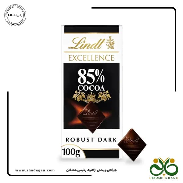 شکلات تلخ 85 درصد لینت | Lindt 85% cocoa Robust Dark — تصویر ۳