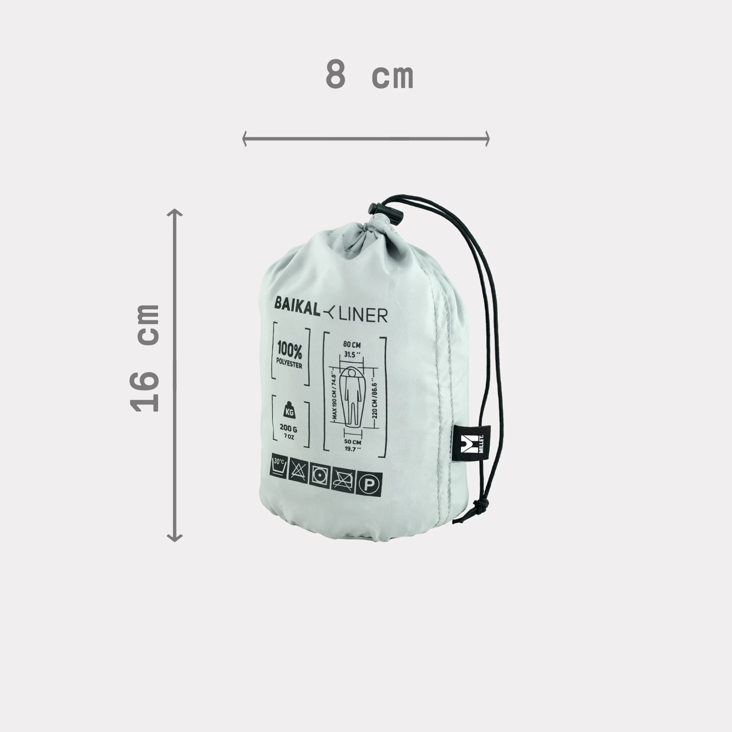 ملحفه کیسه خواب میلت Millet Baikal Liner — تصویر ۹