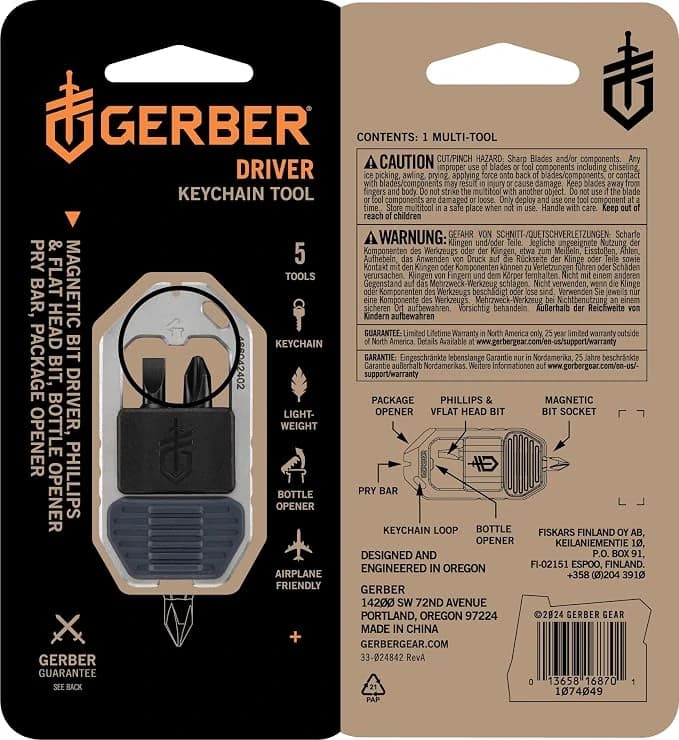 ابزار چندکاره و جاکلیدی گربر Gerber Driver — تصویر ۱۰