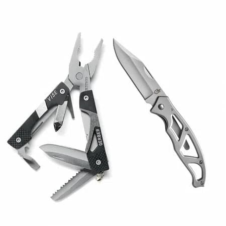 مجموعه چاقو تاشو و مولتی تولز گربر Gerber Paraframe Mini + Vise — تصویر ۶