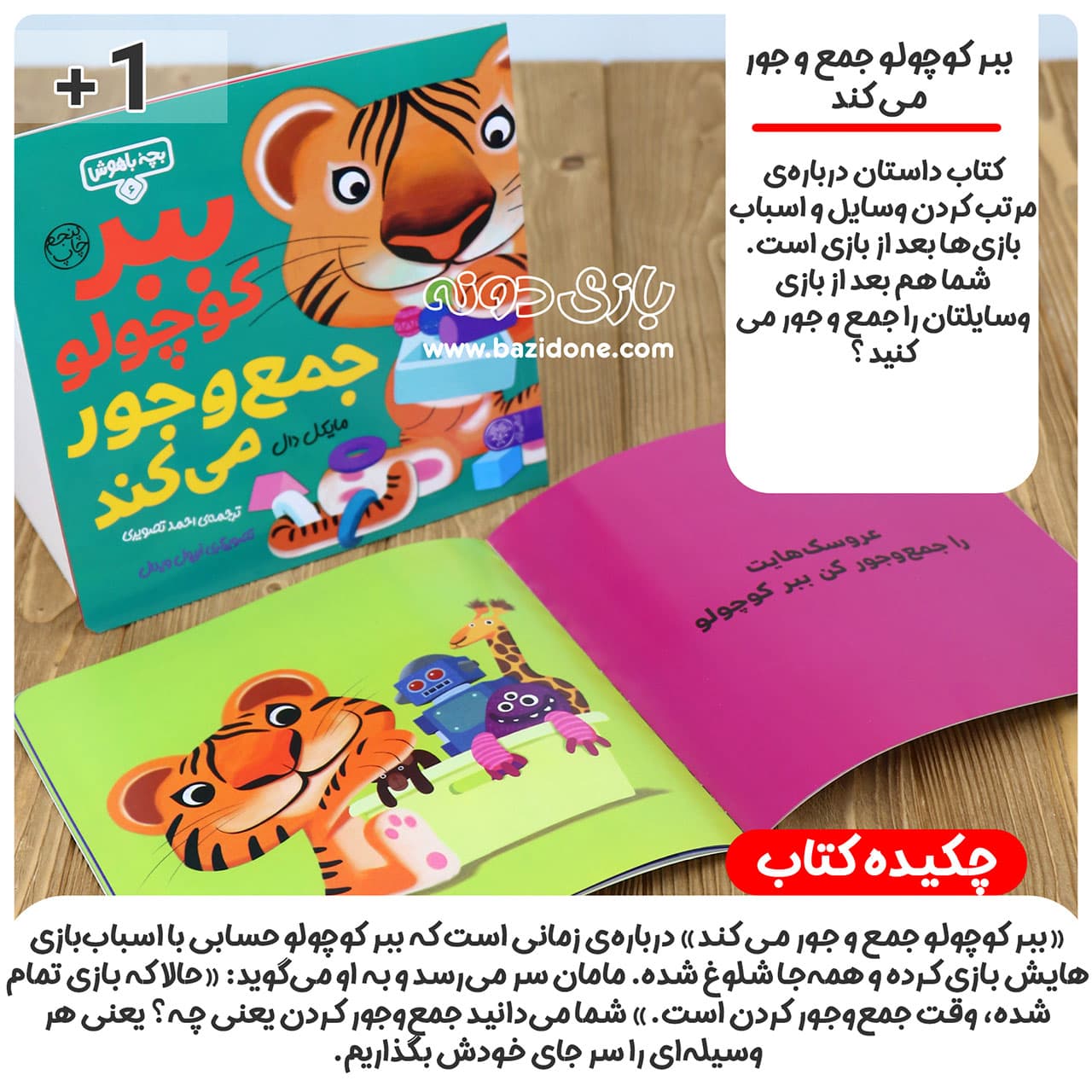 کتاب ببر کوچولو جمع و جور میکند — تصویر ۳