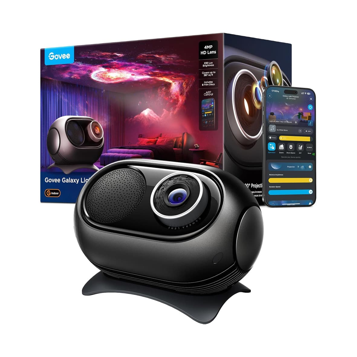 پروژکتور هوشمند کهکشانی Govee Galaxy Light Projector 2 Pro H609D — تصویر ۱۰