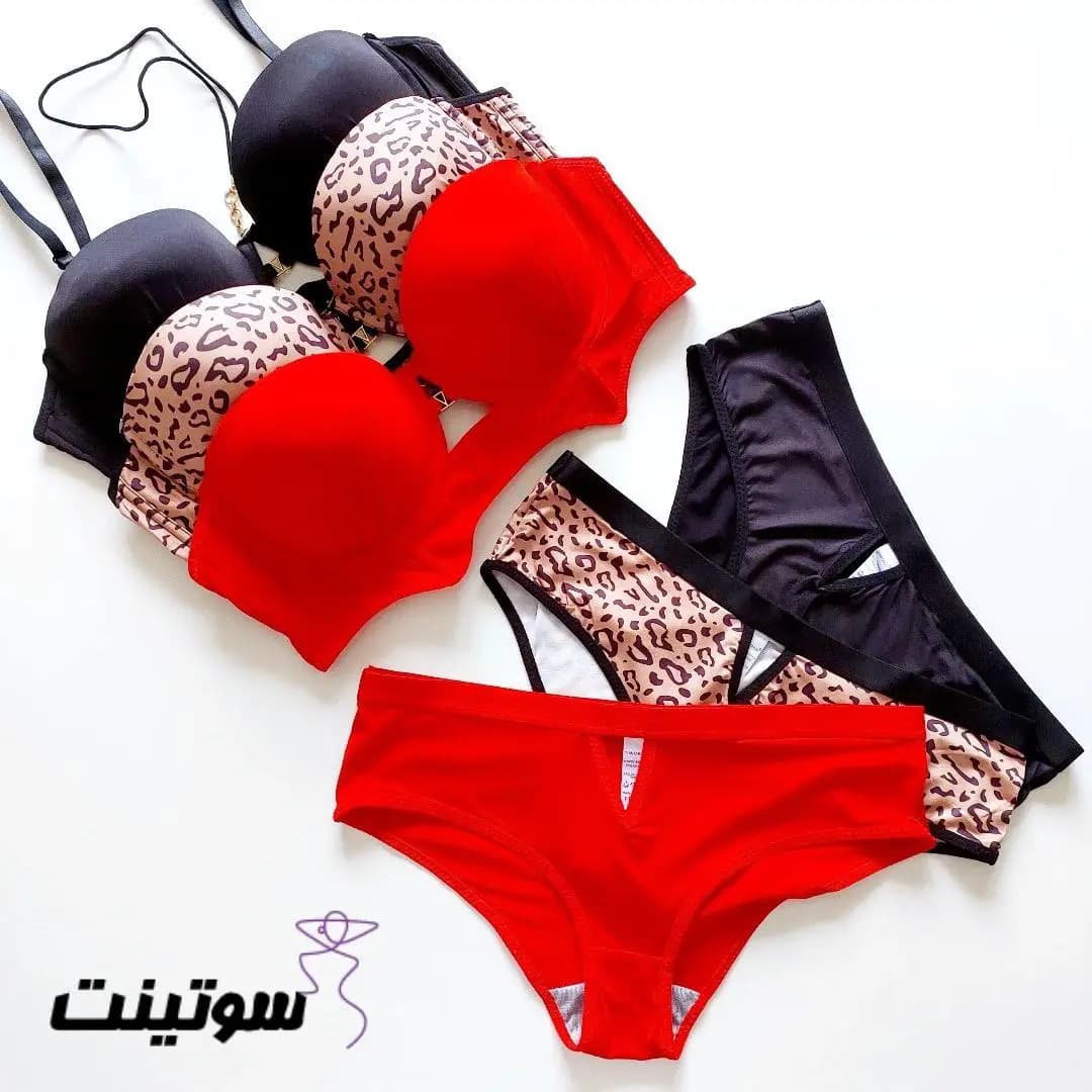 ست شورت و سوتین هارنس دار فانتزی 355 — تصویر ۶
