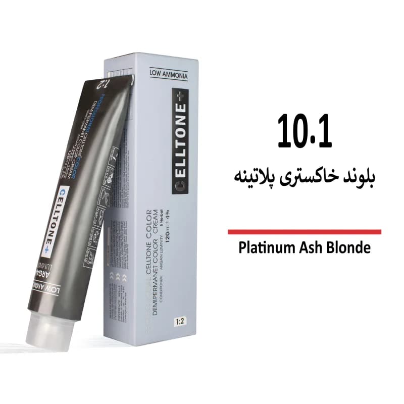 رنگ مو سلتون شماره 10.1 حجم 120 میل رنگ بلوند خاکستری پلاتینه — تصویر ۴