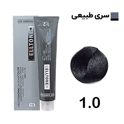 رنگ مو سلتون سری نچرال شماره 1/0 حجم 120 میلی لیتر رنگ مشکی — تصویر ۵