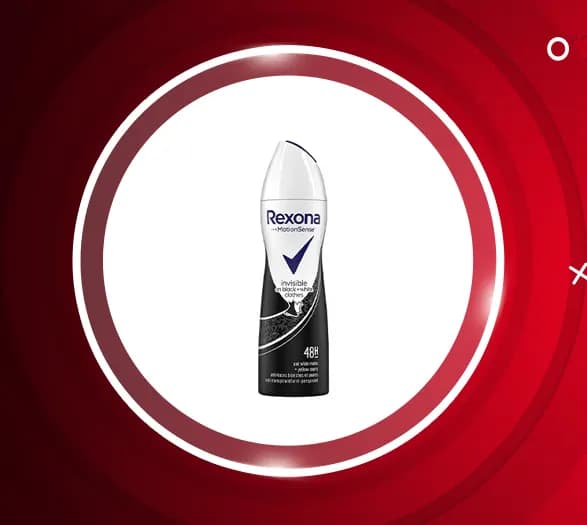 اسپری دئودرانت زنانه Rexona رکسونا مدل invisible حجم 200 میل — تصویر ۵