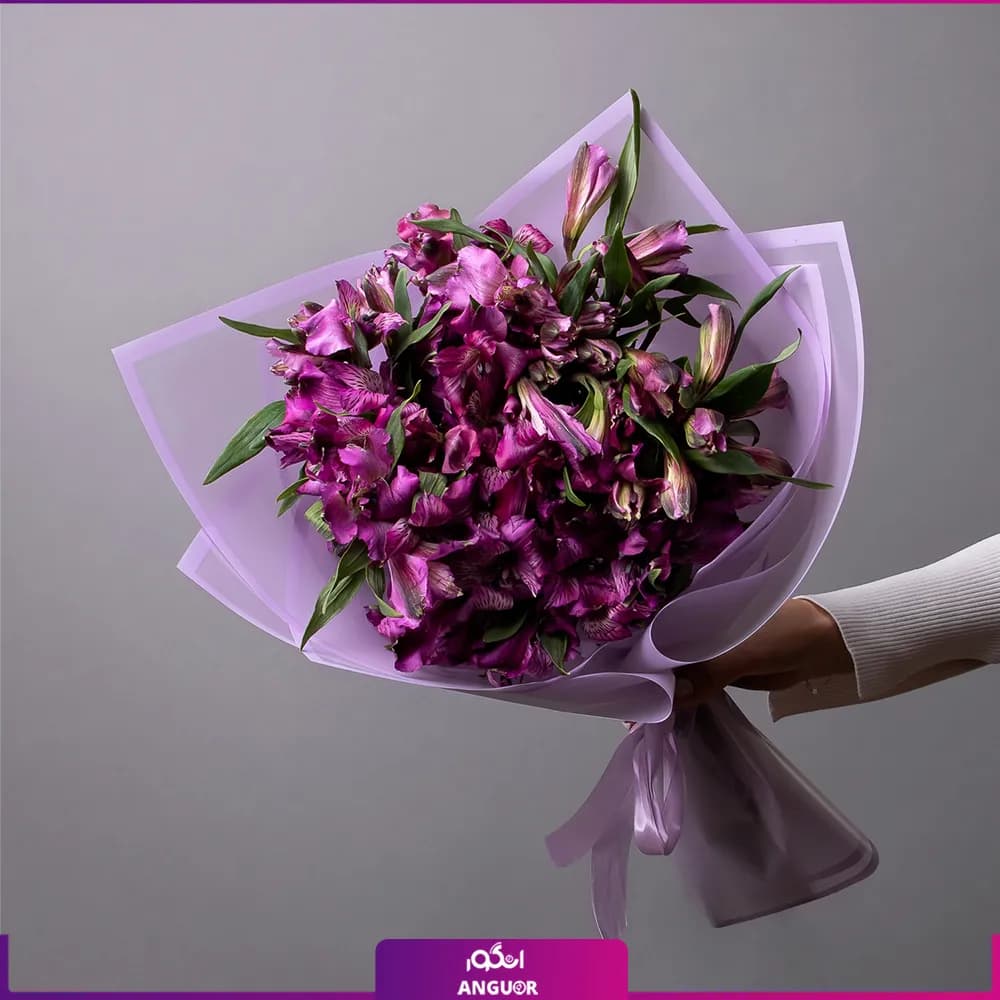دسته گل آلسترومریا 13 شاخه — تصویر ۲