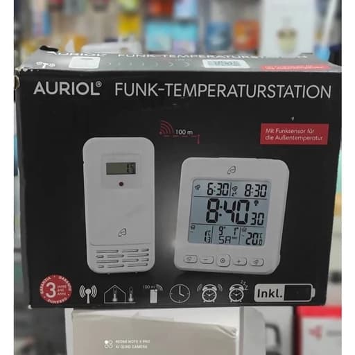 ایستگاه هواشناسی دیجیتال برند AURIOL اورجینال امازون المان — تصویر ۸