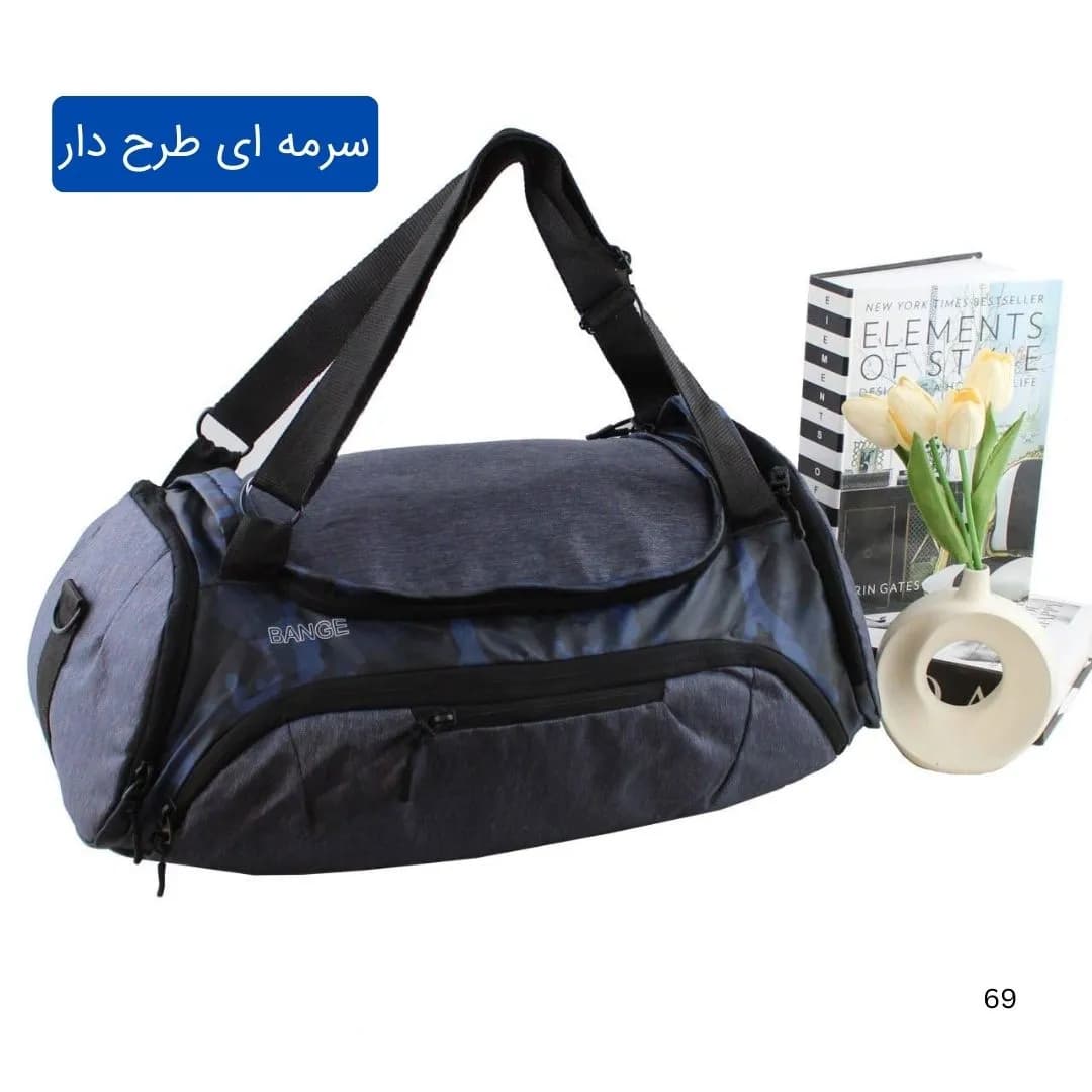 ساک ورزشی اسپرت پارچه ای با بند بلند و جیب بیرونی — تصویر ۵
