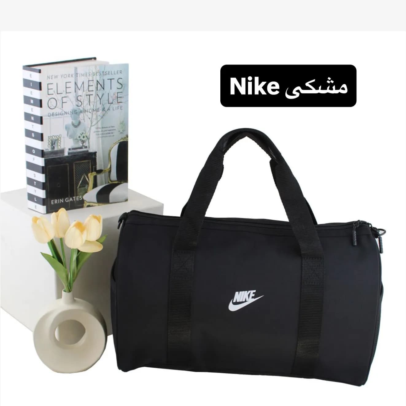 ساک ورزشی و اسپرت پارچه ای سه بند با ابعاد 41 در 32 سانتیمتر — تصویر ۴