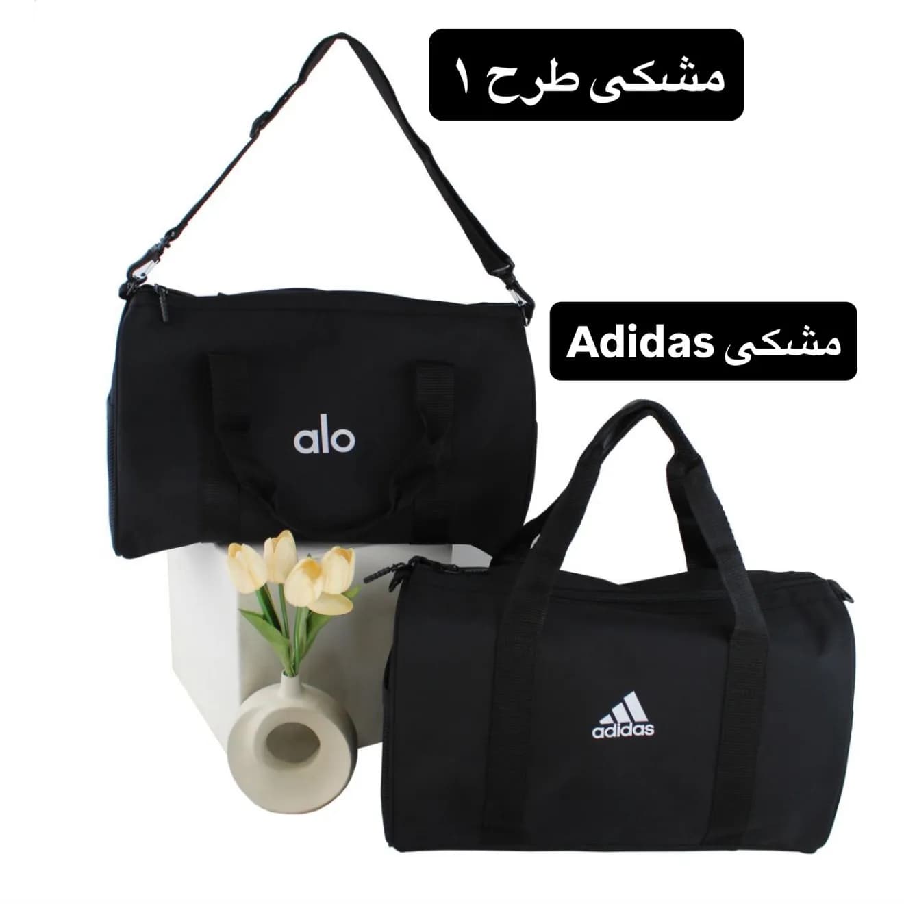 ساک ورزشی و اسپرت پارچه ای سه بند با ابعاد 41 در 32 سانتیمتر — تصویر ۳