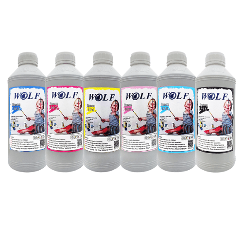 جوهر 1لیتری ولف سری کامل اپسون Wolf Ink CMYLCLMK 1litre Epson