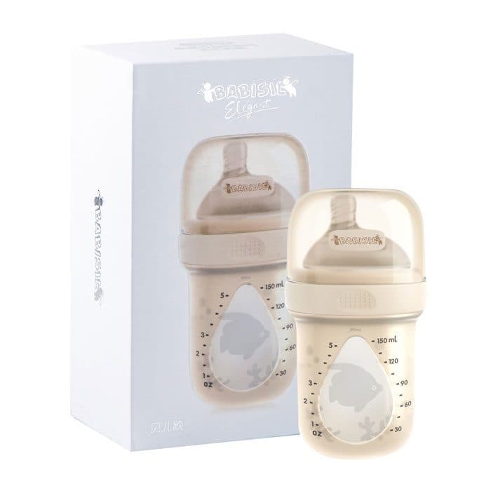 شیشه شیر سیل باتل 150 میل بی بی سیل Babisil طلایی Elegant Silbottle 150 ml کد 5520