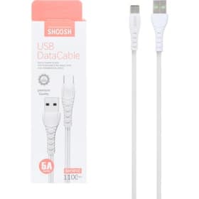 کابل شارژ 1.1 متری فست Shoosh Type-C مدل SH101C