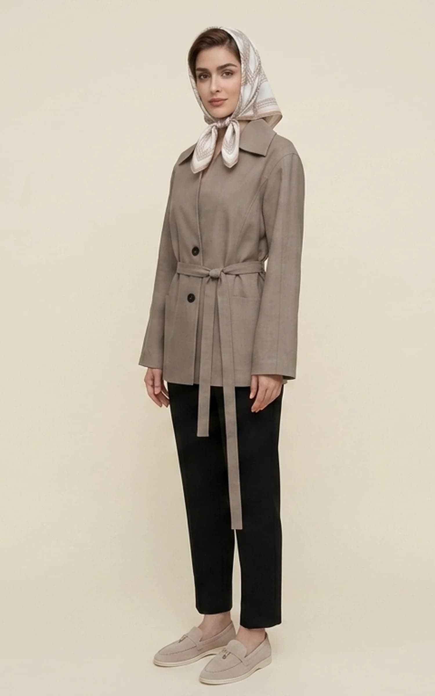 کت زنانه یقه پهن nevado کد 405013221799 — تصویر ۱۲