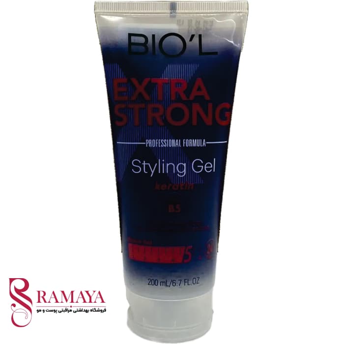ژل مو بیول مدل Extra Strong حجم 200 میلی لیتر — تصویر ۴
