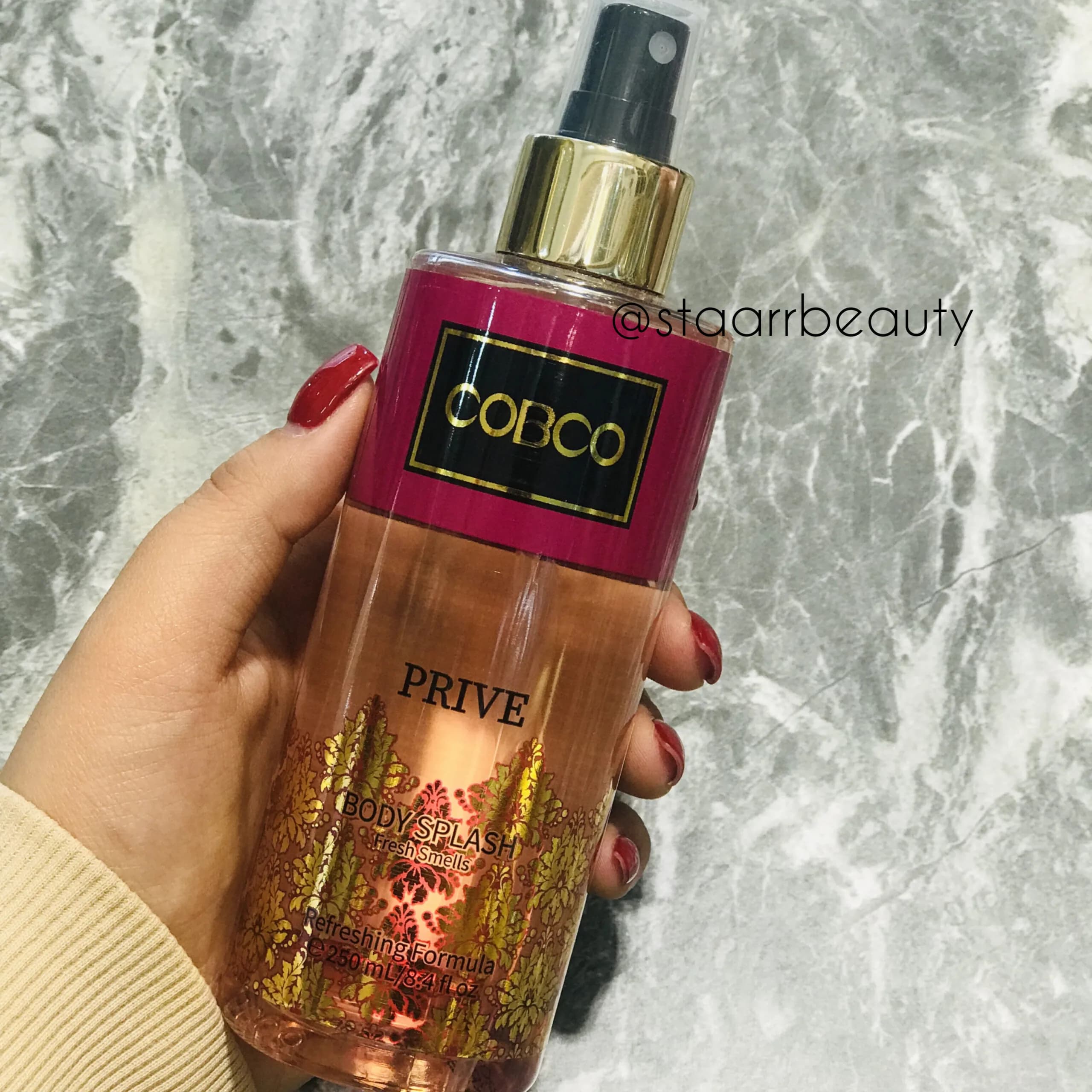 بادی اسپلش زنانه کوبکو مدل سافت پرایو Prive، حجم 250 میل COBCO BODY SPLASH FOR WOMEN Prive 250ML