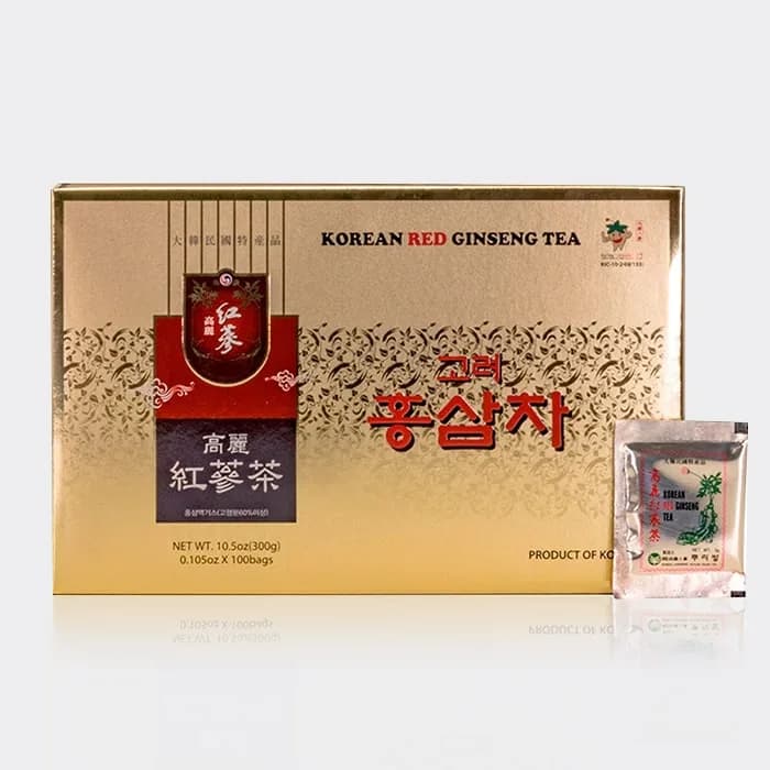 چای جینسینگ قرمز کره ای Korean Red Ginseng Tea 100*3g — تصویر ۲