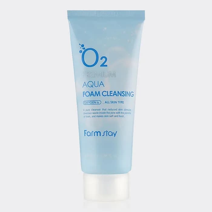 فوم شوینده پریمیوم آکوا فارم استی Farm Stay Permium Aqua Foam cleansing 100ml