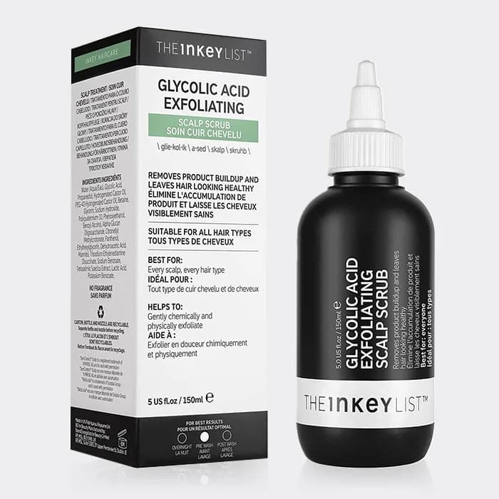سرم اسکراب مو گلایکولیک اسید اینکی لیست The Inkey List Glycolic Acid Exfoliating Scalp Scrub 150ml — تصویر ۳