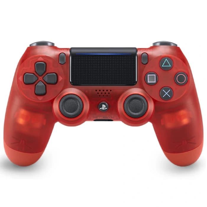 دسته PS4 کریستالی قرمز (های کپی) — تصویر ۲