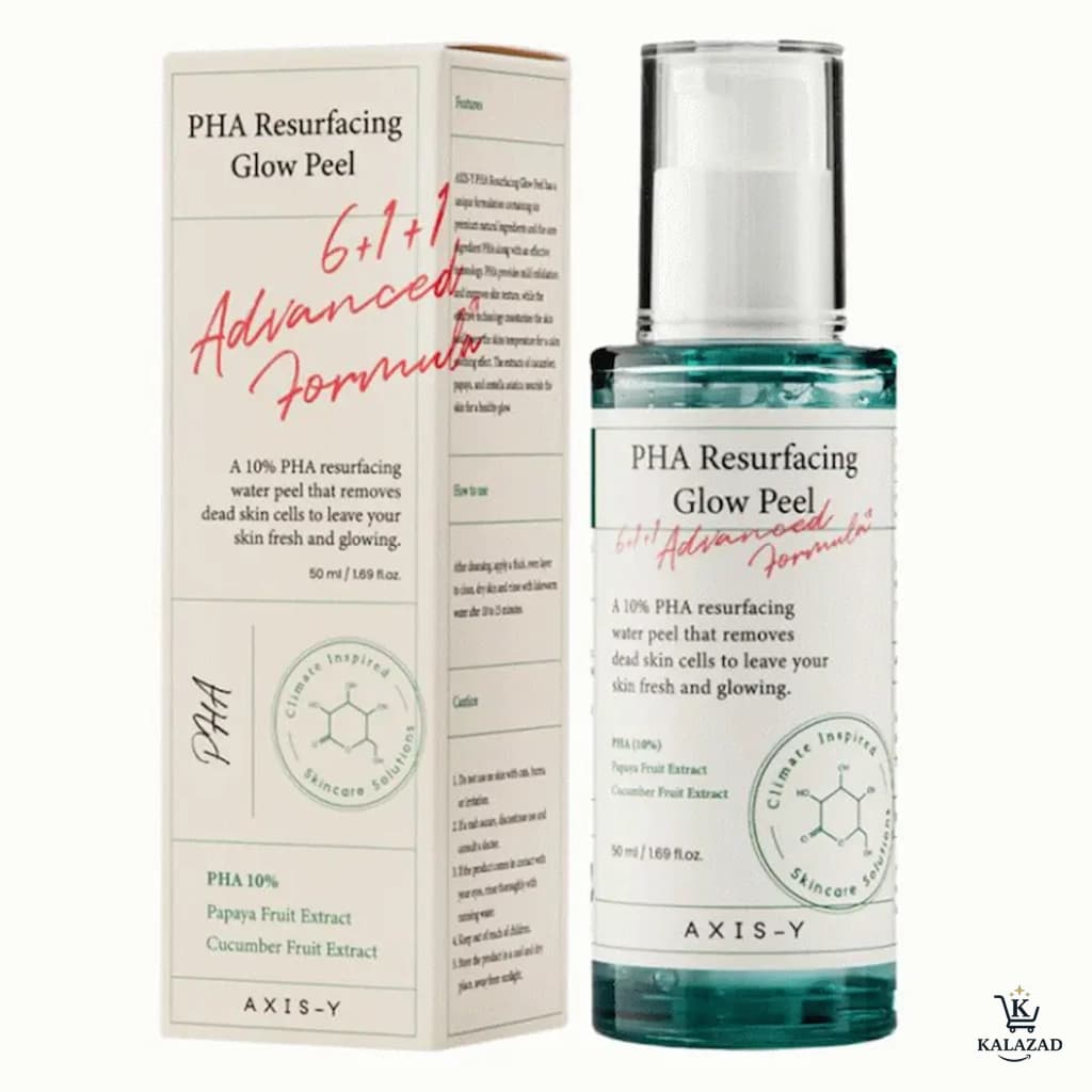پیلینگ لایه بردار ملایم و شفاف کننده پوست اکسیس وای AXIS-Y PHA Resurfacing Glow Peel 50ml — تصویر ۹