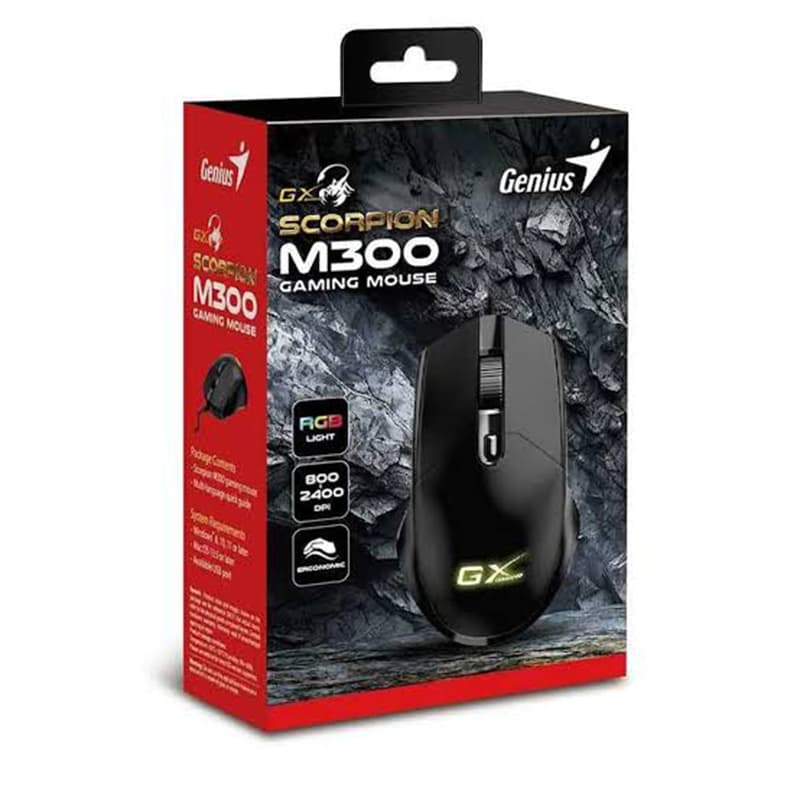 ماوس گیمینگ جنیوس مدل Scorpion M300 با سیم — تصویر ۵