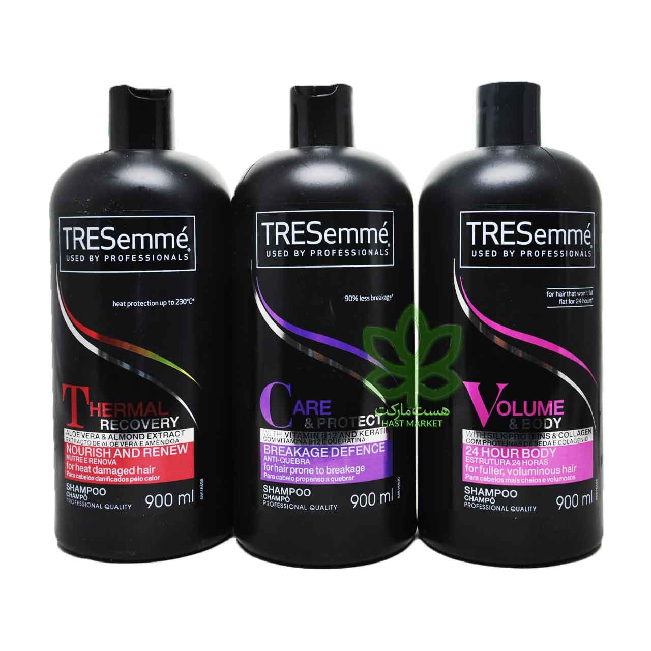 شامپو تقویت کننده ( مناسب موهای شکننده و آسیب دیده ) 900 میل ترزمه – tresemme — تصویر ۶