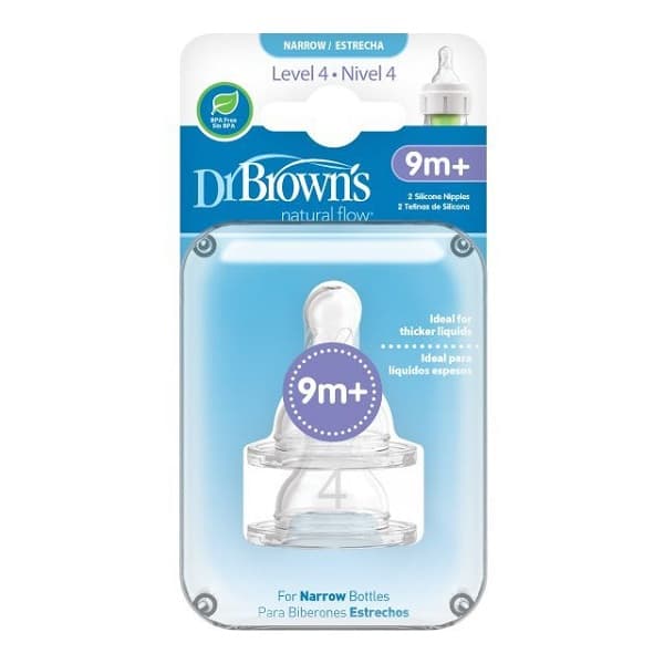 سر شیشه باریک دو عددی +9 ماه دکتر براونز DR.Brown’s