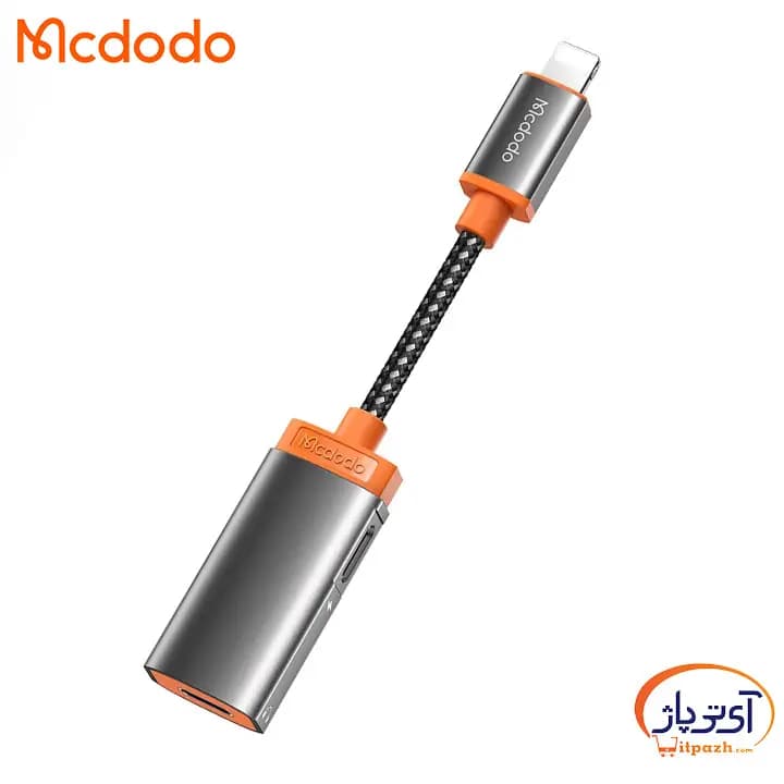 مبدل 1 به 2 لایتنینگ (درگاه هندزفری و شارژر) مک دودو CA-0490 — تصویر ۴