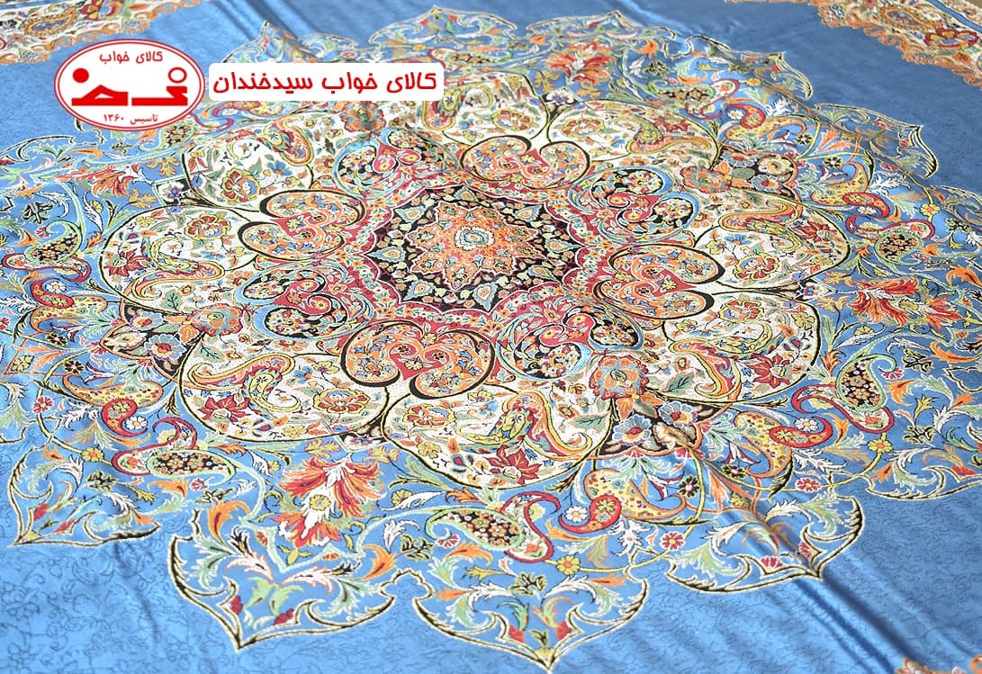 رومیزی ترمه رضایی مدل بختیاری — تصویر ۲