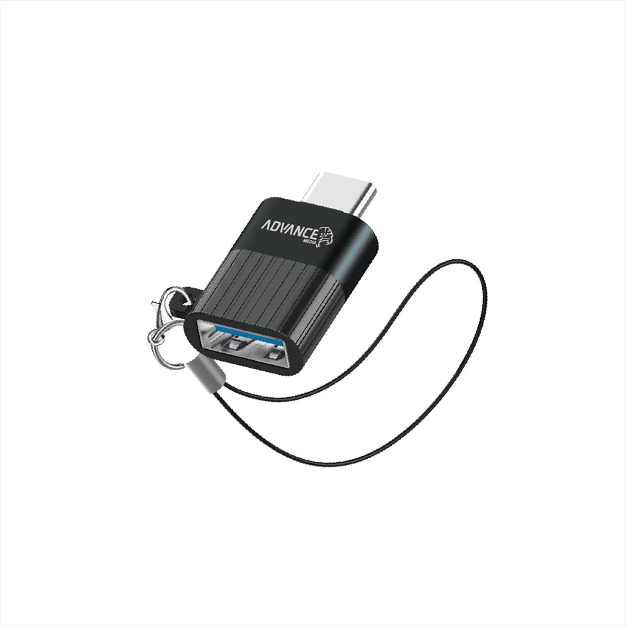 تبدیل Advance Media Type-C To USB3.0 مدل A-G3 – مشکی (گارانتی یکساله ویستا حافظه)
