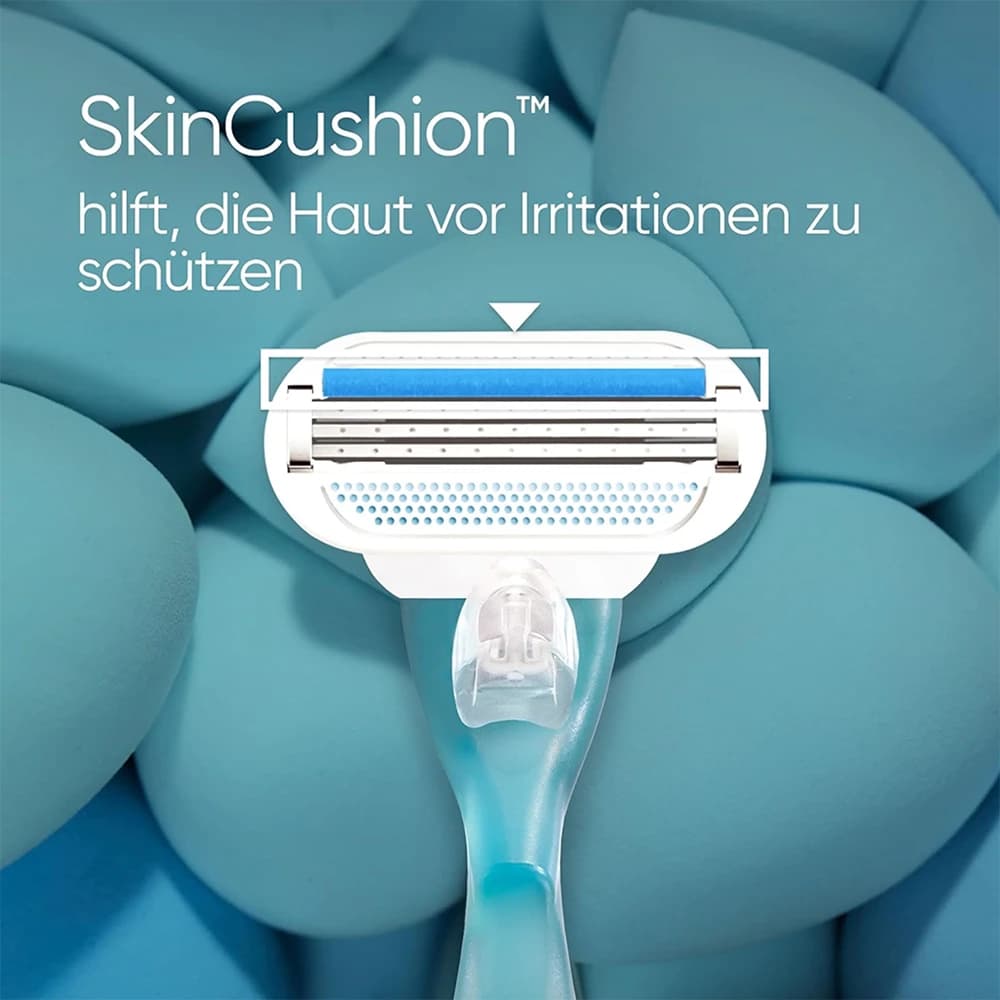 خودتراش زنانه ژیلت ونوس مدل Smooth شامل ۱ دسته و ۲ سری یدک — تصویر ۳