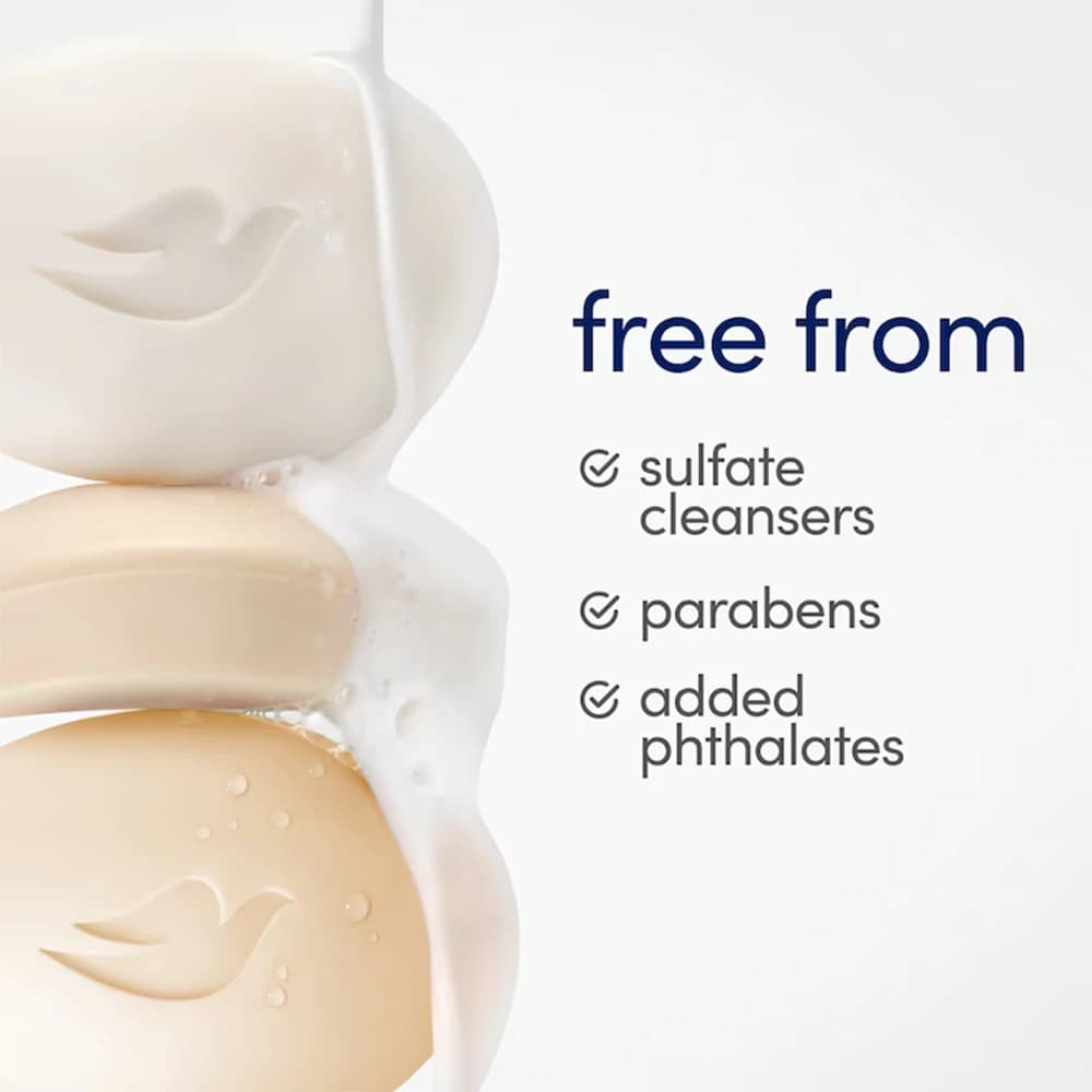 صابون مرطوبکننده داو کانادا مدل shea butter رایحه شی باتر و وانیل وزن 106 گرم — تصویر ۷