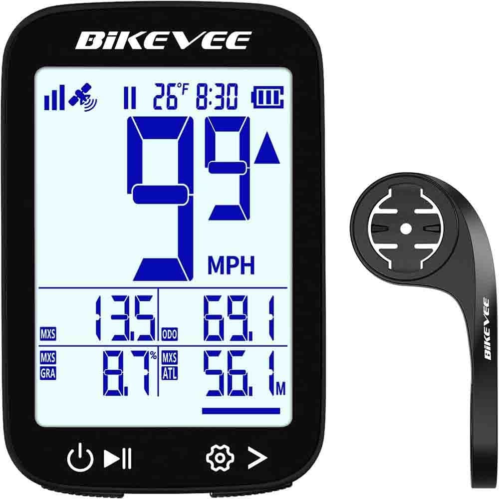 کامپیوتر دوچرخه GPS Bikevee مدل BKV-300 | کیلومترشمار و سرعتسنج بیسیم ضد آب