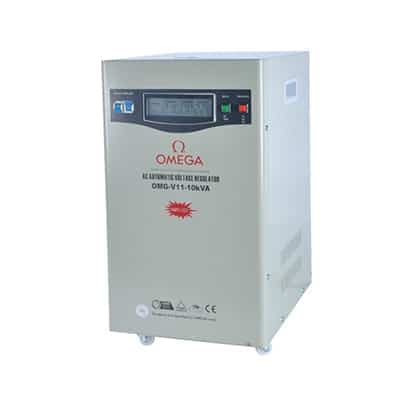 استابلایزر امگا تکفاز 10KVA سرووموتوری ایستاده مدل (OMG-V11-10Kva)