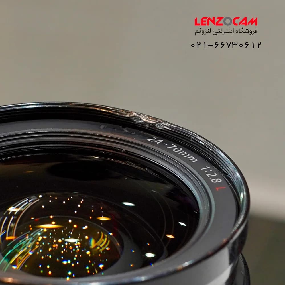 لنز استوک کانن Canon 24-70 f2,8 L — تصویر ۳