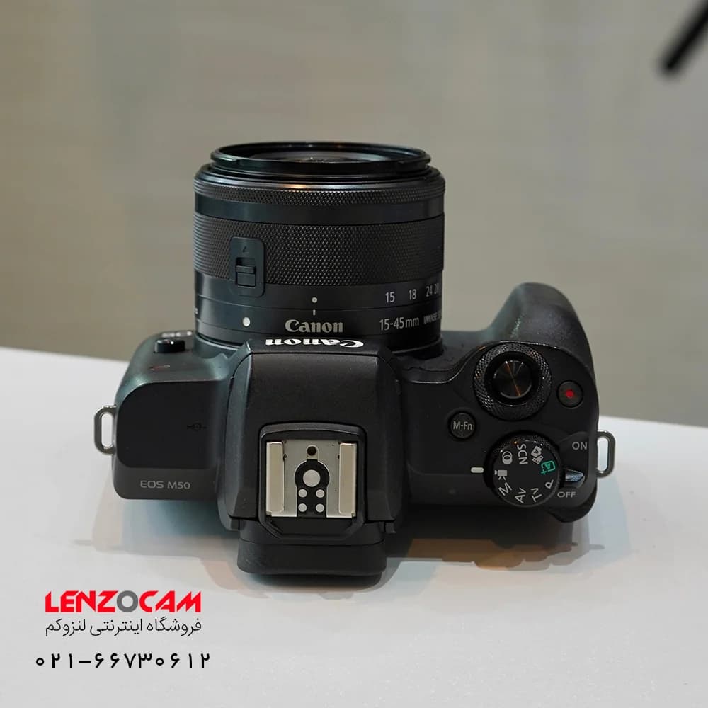 دوربین عکاسی دست دوم کانن Canon EOS M50 به همراه لنز 15-45mm IS STM — تصویر ۲