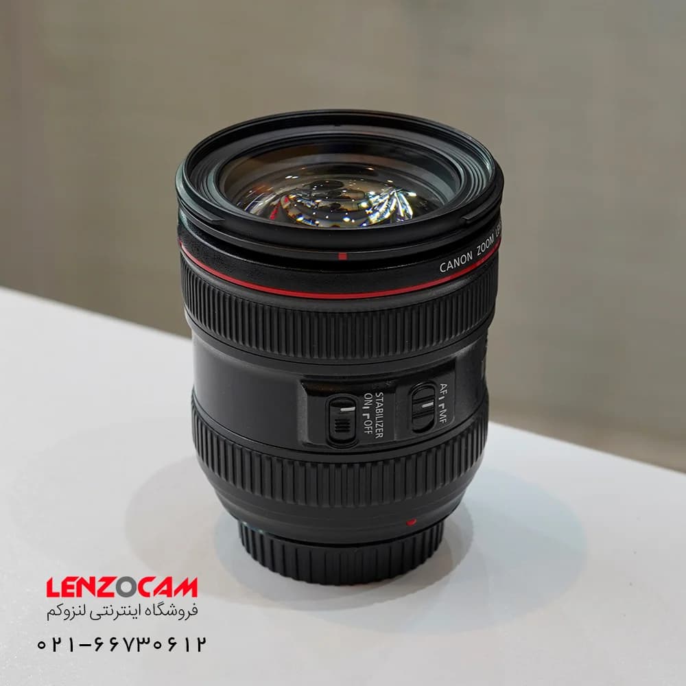 لنز Canon 24-70L f4 IS استوک — تصویر ۳