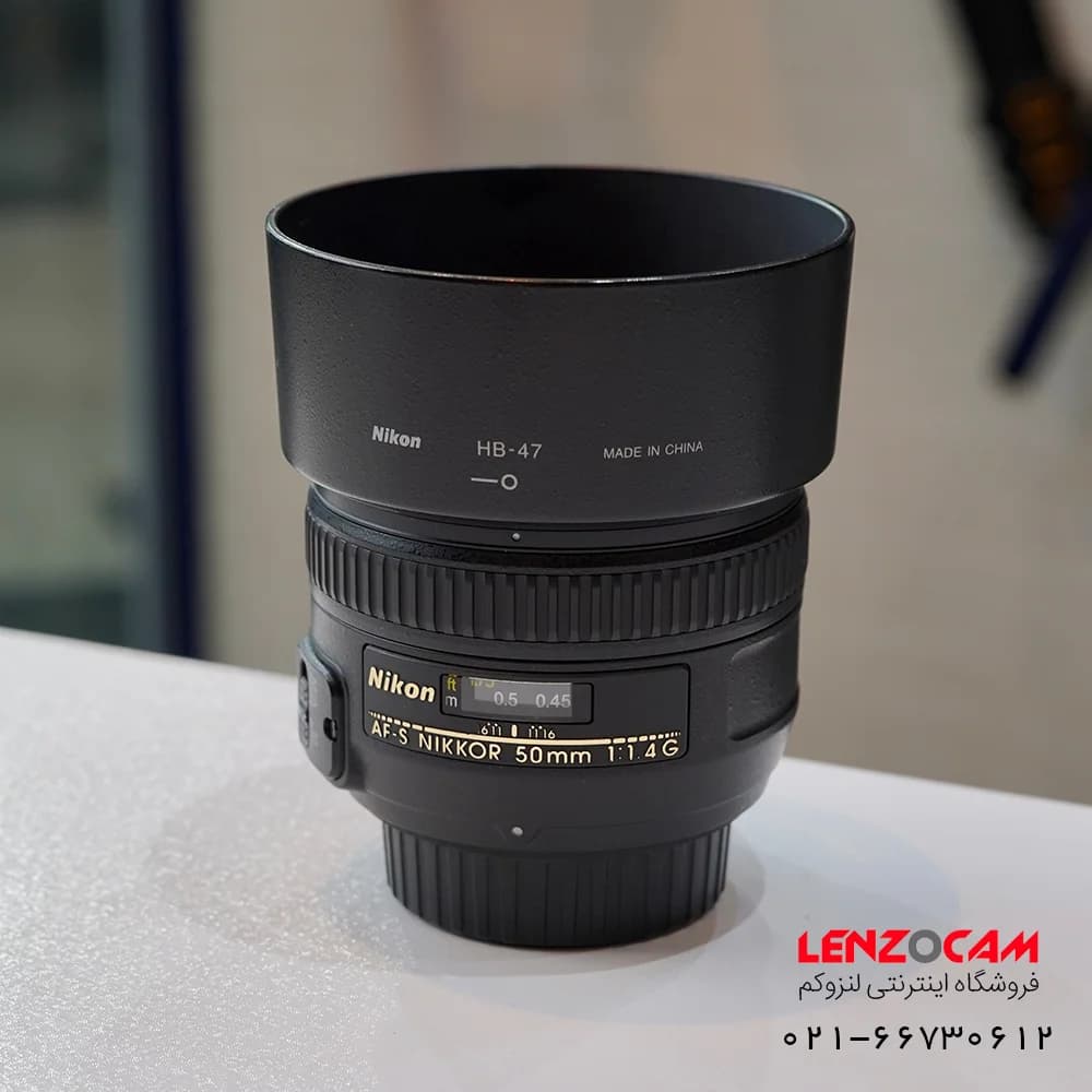 لنز Nikon AF-S NIKKOR 50mm f/1.4G استوک — تصویر ۲
